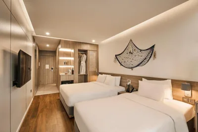 Twin Room with Sea View — Anstay Marina Hotel Ha Long